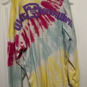 Disney World Tie-Dye Long Sleeve Spirit Jersey